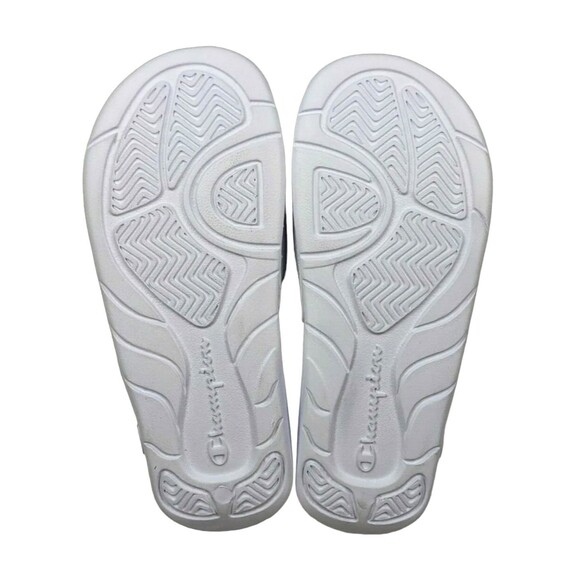 Champion Sandals  Womens Size 6  NWOB  White IPO CB Split Logo Slide Flip Flop - Picture 3 of 4